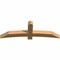 Ekena Millwork Bellingham Timber Gable Bracket, Western Red Cedar, 72"W x 24"H x 5 1/2"D x 5 1/2"F, 8/12 Pitch GBW072X24X0606BEL00SWR - alternate 4